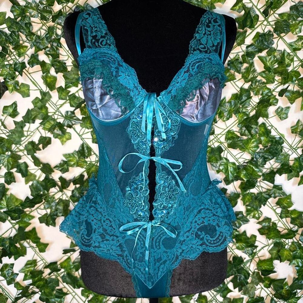 Beautiful vintage made by paris lingerie bodysuit